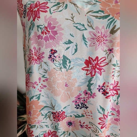 LOFT floral tank top, medium - Picture 2 of 5
